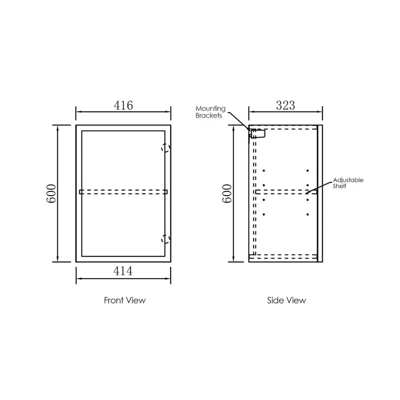 Hampshire Matte Black Laundry Set 1715mm (Set-B) - FIL Kitchen Bathroom