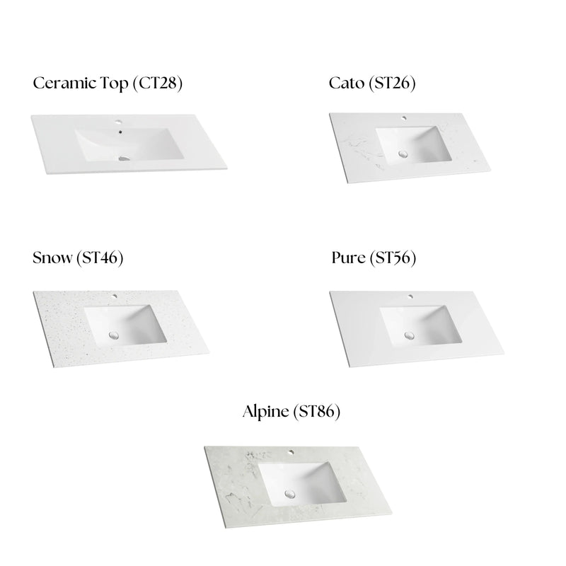 AINSLEY Wall Hung Vanity Natural Oak 600mm/750mm/900mm/1200mm/1500mm - FIL Kitchen Bathroom