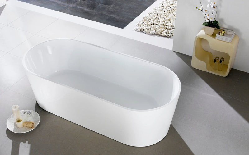 Agena Acrylic Free-Standing Bath LK-AG NO OVERFLOW