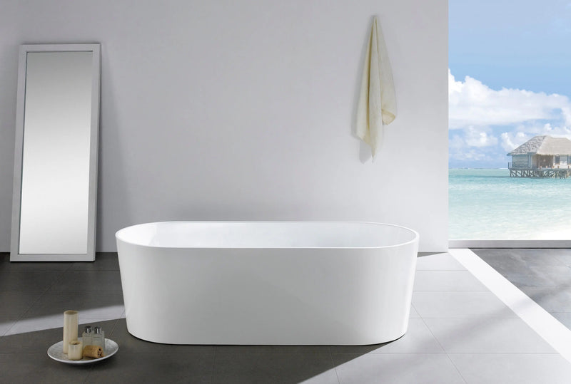 Agena Acrylic Free-Standing Bath LK-AG NO OVERFLOW