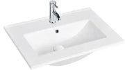 Poseidon White Polyurethane PVC – Narrow Wall Hung Vanity (750mm/900mm) - FIL Kitchen Bathroom