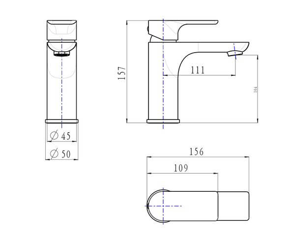 VOG Basin Mixer Tap Chrome and Colours