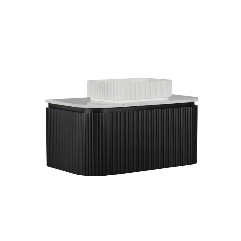 Estella Modern Wall Hung Vanity PVC Cabinet LK-ME900W-MB