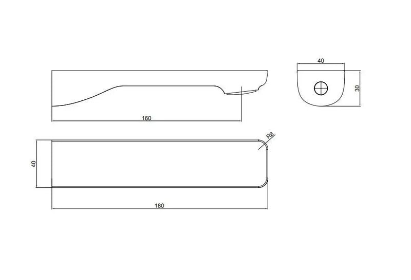 IVANO Series Bathtub/Basin Wall Spout Chrome/Black FIL Kitchen Bathroom