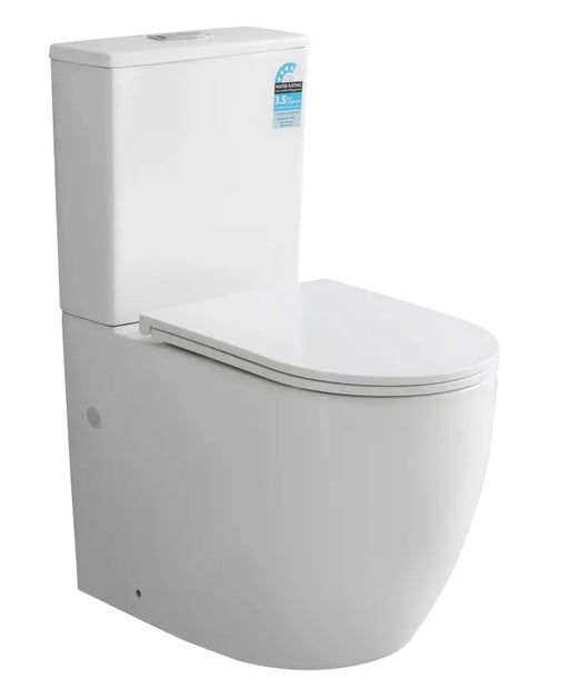 Dune Tornado Rimless Toilet Suite Dual Flush POSEIDON