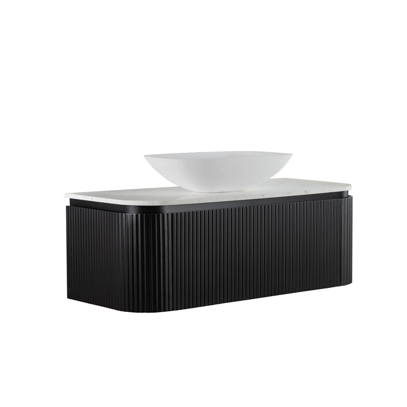 Estella Modern Wall Hung Vanity PVC Cabinet LK-ME1200W-MB