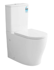 Sylea Tornado Rimless Toilet Suite Dual Flush POSEIDON