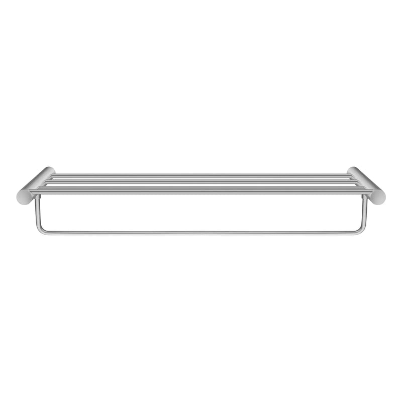 Brushed Nickel Shower Shelf/  Towel rack FIL Kitchen Bathroom