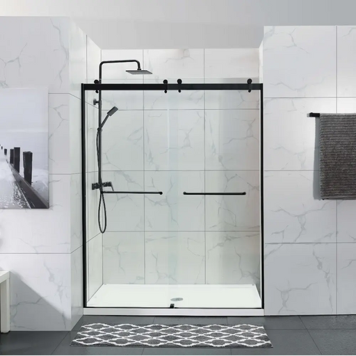 Covey Frameless Bypass Double Sliding Door Shower Screen 10mm