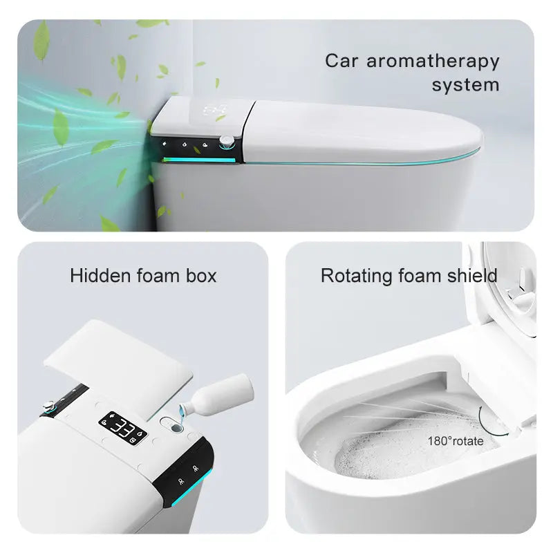 Evo Smart Wall Faced Smart Toilet Wall Faced Pan With Smart Seat LK-EVSMTU1