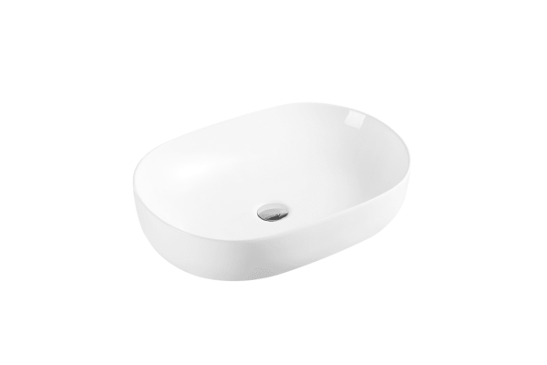 Evea 60B Above Counter Oval Basin 600 x 415 x 140mm