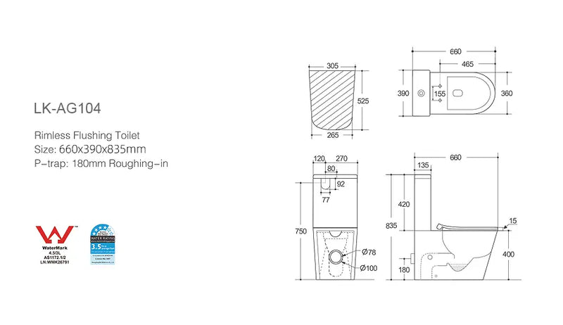 Agena Cistern LK-AG104C