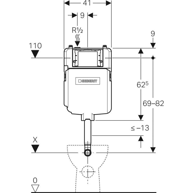 Geberit Sigma8 In-wall Cistern mercioaustralia
