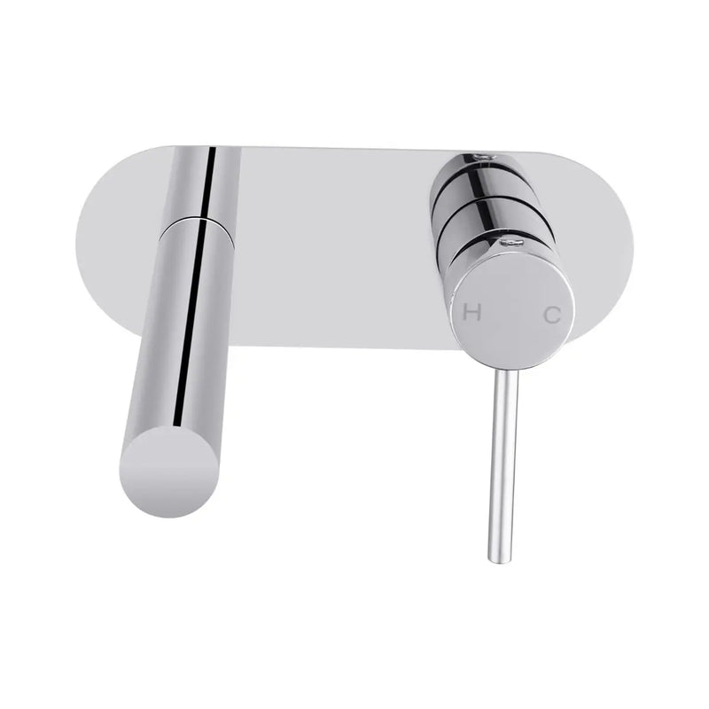 LUCID PIN Round Chrome Bathtub/Basin Wall Mixer With Spout(color up) FIL Kitchen Bathroom