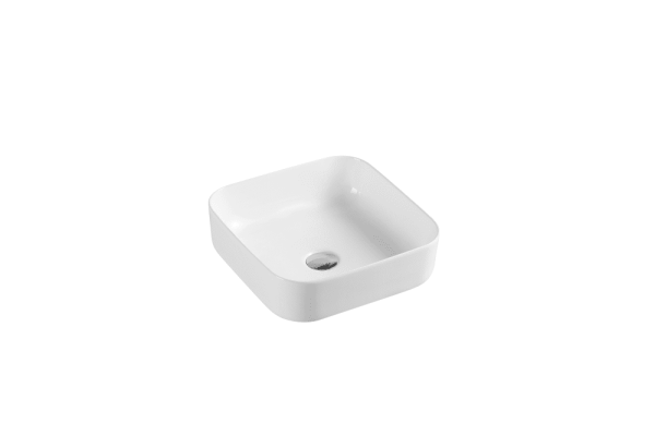 SQ 39 Above Counter Round Corner Square Basin 390 x 390 x 130mm