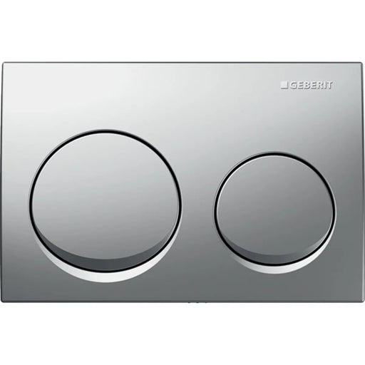 Geberit Alpha25 Round Flush Plate – Matt Chrome Finish mercioaustralia