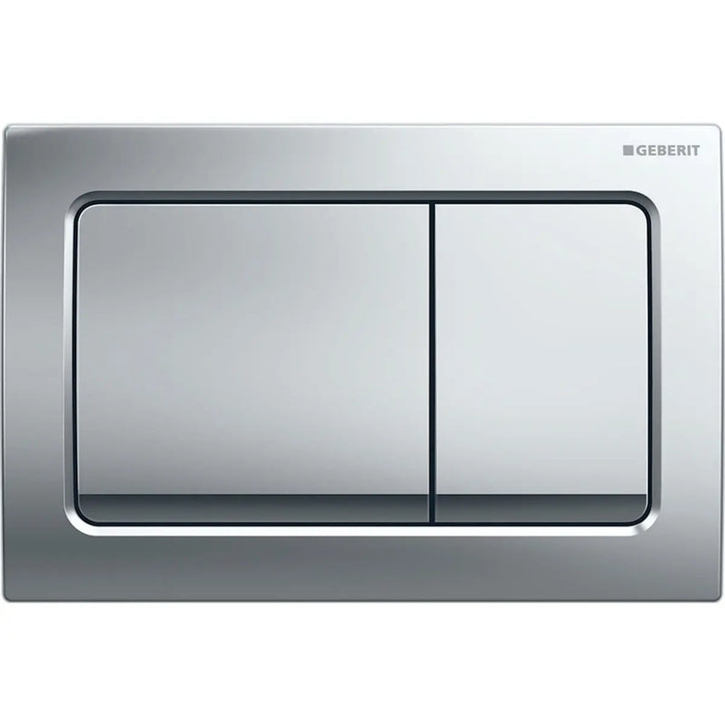 Geberit Alpha01 Square Dual Flush Plate – Bright Chrome mercioaustralia