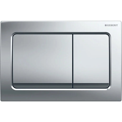 Geberit Alpha01 Square Dual Flush Plate – Bright Chrome mercioaustralia