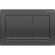 Geberit Alpha01 Square Dual Flush Plate – Black Chrome mercioaustralia