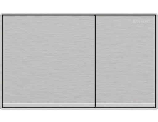 Geberit Sigma60 Dual Flush Plate  – Brushed Chrome Finish, Chrome Trim mercioaustralia