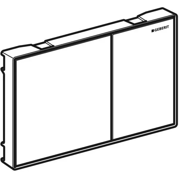 Geberit Sigma60 DF – Black Glass FIL Kitchen Bathroom