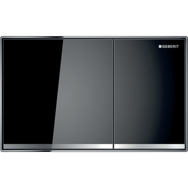 Geberit Sigma60 DF – Black Glass