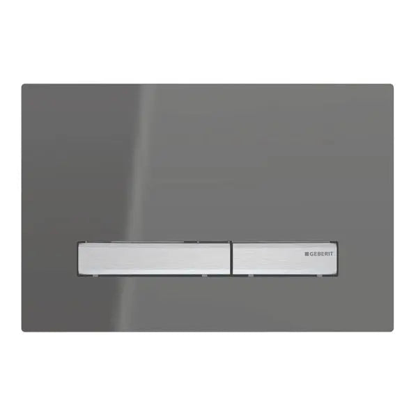 Geberit Sigma50 Mechanical DF – Smoked Glass Reflective FIL Kitchen Bathroom