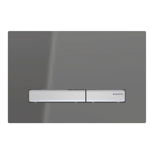 Geberit Sigma50 Mechanical DF – Smoked Glass Reflective