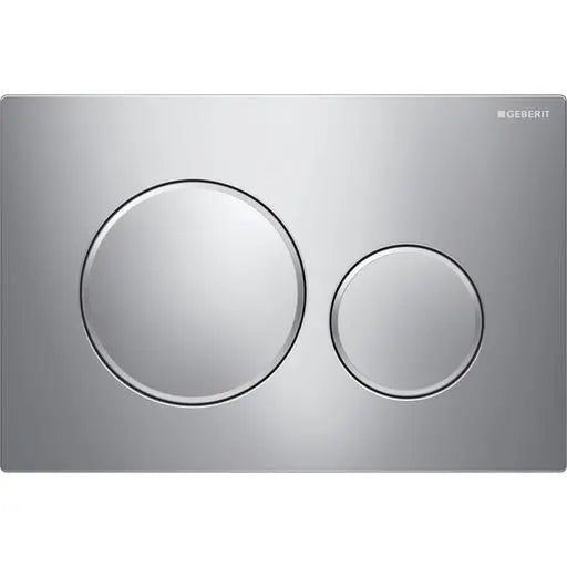 Geberit Sigma20 Flush Plate – Chrome Finish, Chrome Trim mercioaustralia