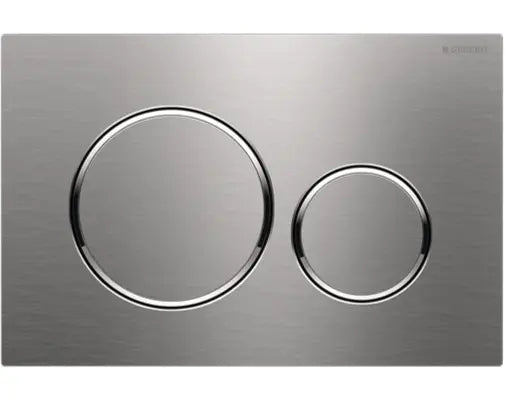 Geberit Sigma20 Flush Plate –  Stainless Steel Finish, Chrome Trim mercioaustralia