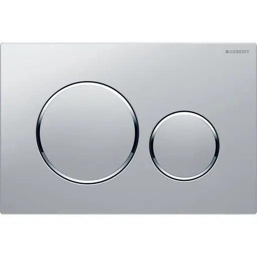 Geberit Sigma20 Flush Plate – Matt Chrome Finish, Chrome Trim
