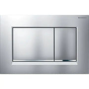 Geberit Sigma30 Flush Plate - Matt Chrome Finish, Chrome Trim mercioaustralia