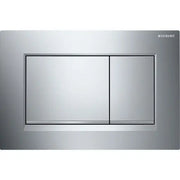 Geberit Sigma30 Flush Plate - Chrome Finish, Matt Chrome Trim - FIL Kitchen Bathroom