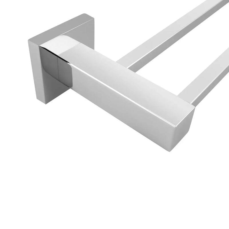BLAZE Chrome Double Towel Rail 600mm FIL Kitchen Bathroom