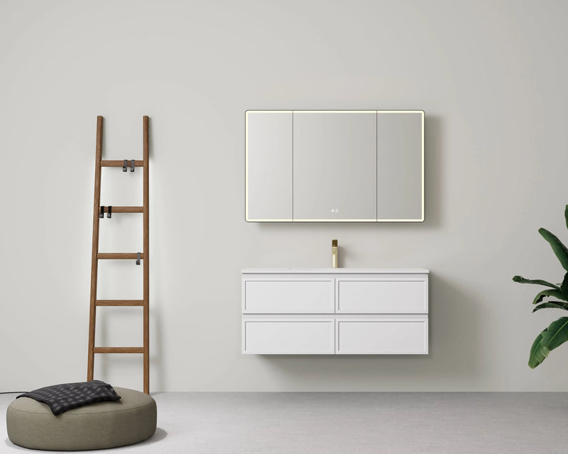 Lukka New Hamilton Federation Slim Wall Hung Cabinet (1200mm) Lukka