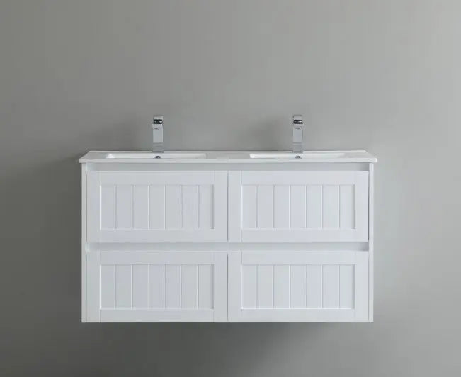 Poseidon New Hampton Wall Hung Vanity (600mm/750mm/900mm/1200mm/1500) - FIL Kitchen Bathroom