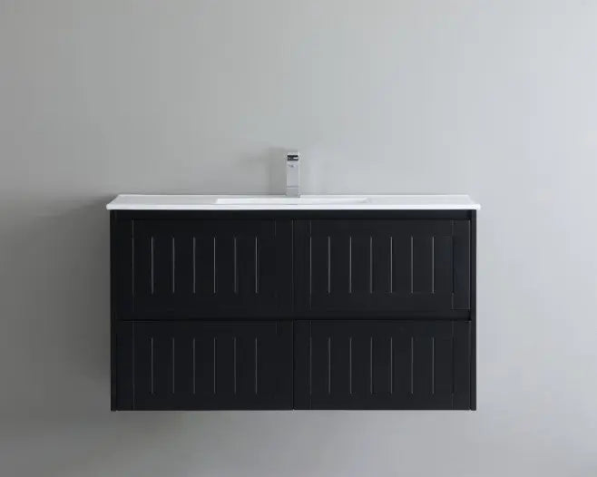 Poseidon New Hampton Wall Hung Vanity (600mm/750mm/900mm/1200mm/1500) - FIL Kitchen Bathroom