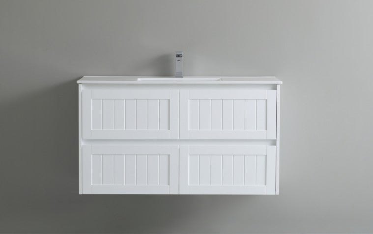 Poseidon New Hampton Wall Hung Vanity (600mm/750mm/900mm/1200mm/1500)