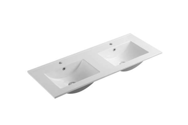 1200mm 1205 x 470 x 180mm Single Bowl/Double Bowl Ceramic Vanity Top