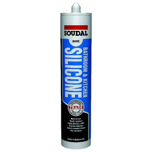 Bathroom & Kitchen Silicone White 300ml FIL Kitchen Bathroom