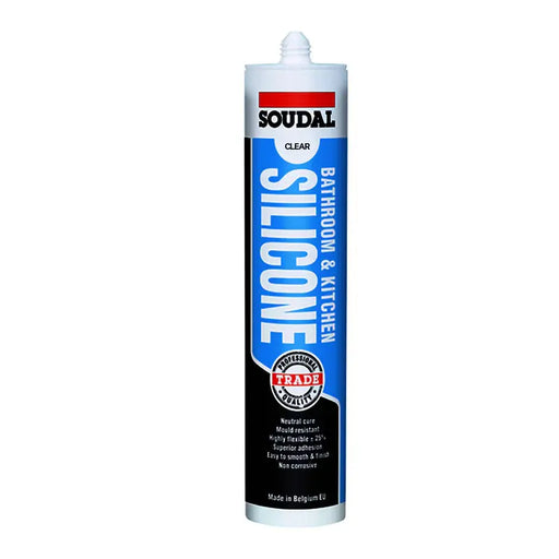 Bathroom & Kitchen Silicone Clear 300ml FIL Kitchen Bathroom