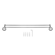 LUCID PIN Round Double Towel Rack Rail 800mm Chrome and Colours FIL Kitchen Bathroom