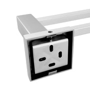 BLAZE Chrome Double Towel Rail 600mm FIL Kitchen Bathroom