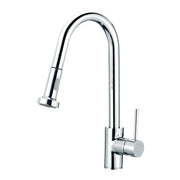Round Chrome Pull Out Spray Kitchen Sink Mixer Tap FIL Kitchen Bathroom