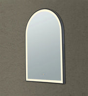 Aura Iron Arch Framed LED Bathroom Mirror (600×900mm) FIL Kitchen Bathroom