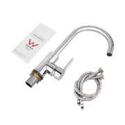 Round Standard Kitchen Sink Mixer Tap Chrome & Colours FIL Kitchen Bathroom