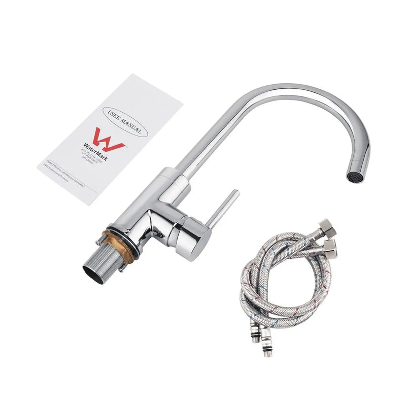 Round Standard Kitchen Sink Mixer Tap Chrome & Colours FIL Kitchen Bathroom