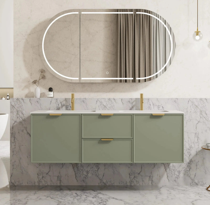Miami Wall-Hung PVC Vanity 1200MM POSEIDON