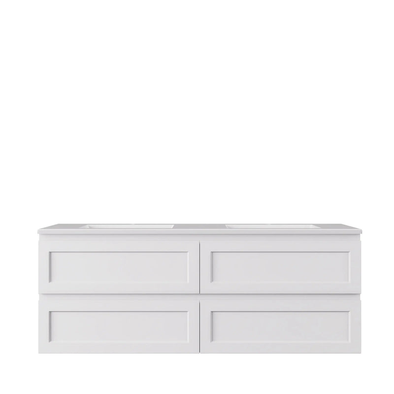 Hamilton Federation wall hung PVC Cabinet for Single bowl/Double bowl LK-FH1521W-MW