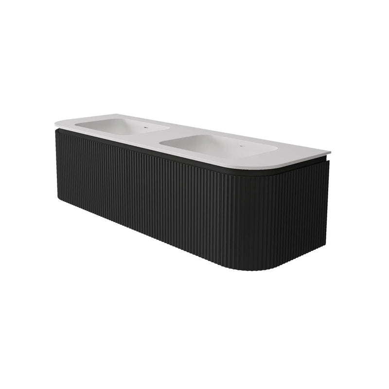 Estella Modern Wall Hung Vanity PVC Cabinet LK-ME1521W-MB